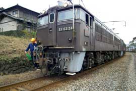 EF63運転室乗車体験