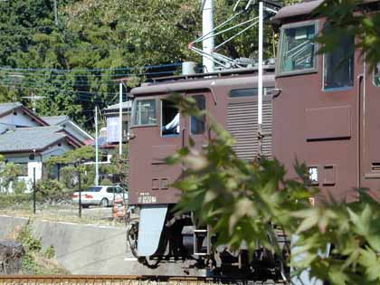EF63形電気機関車運転室添乗体験