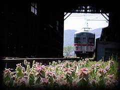 発車を待つ