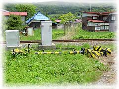 放置された警報機